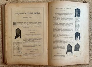 Libro antiguo corte y confección 1888