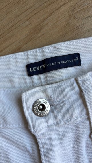 Vaqueros Levi's blancos mujer