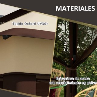 Carpa Beige y Marrón