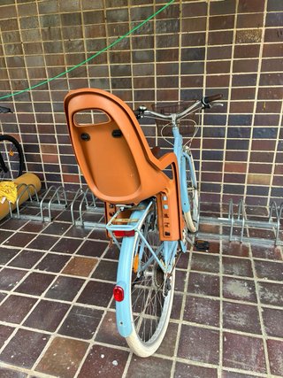 bicicleta holandesa decathlon elops con silla bebe