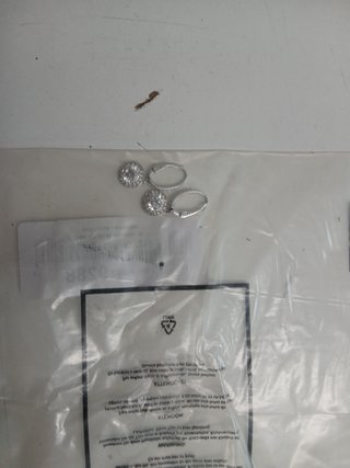 Pendientes colgantes plata circonitas