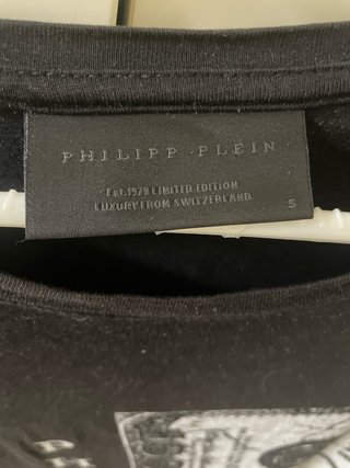 Camiseta Philipp Plein Negra con Calavera