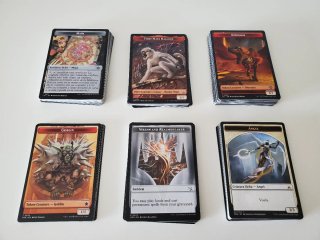Lote carte + gettoni Magic the Gathering (MTG)