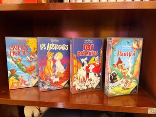 Lote Clásicos VHS Disney (Español)