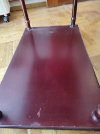 Repisa de madera para colgar con dos cajones