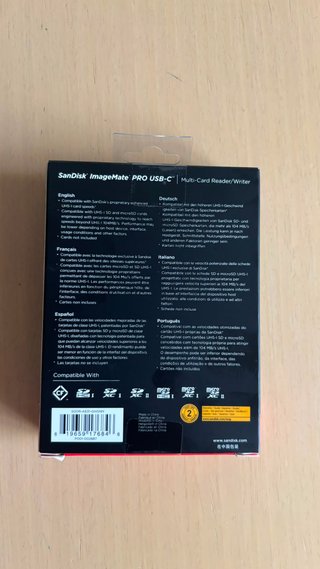 Lettore di schede SanDisk ImageMate Pro USB-C