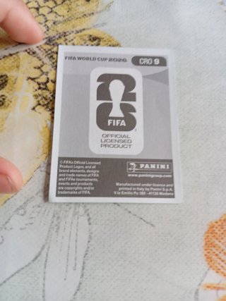 Carta Luka Modrić Panini Mundial