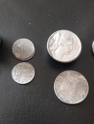 64 Monete Lire Alluminio