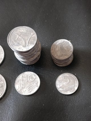 64 Monete Lire Alluminio