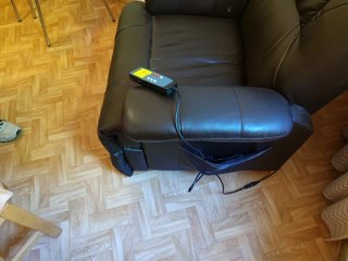 Sillón relax masaje piel sintética