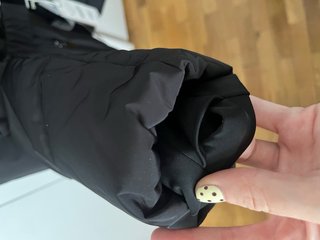 Anorak acolchado Zara Negro Talla XS