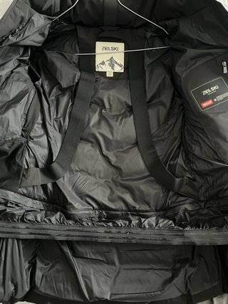 Anorak acolchado Zara Negro Talla XS