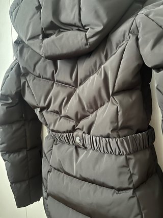 Anorak acolchado Zara Negro Talla XS