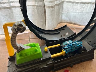 Pista Doble Lanzamiento Hot Wheels Monster Trucks