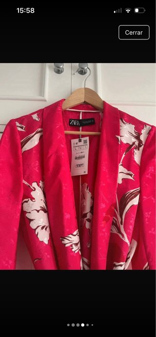 Blazer/Kimono Zara Estampado Talla Única