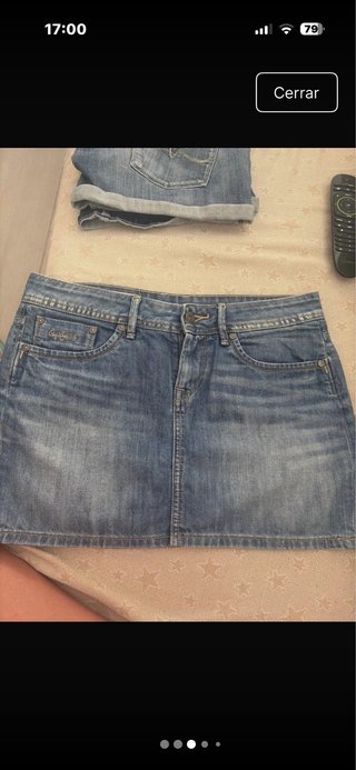 Falda vaquera Pepe Jeans azul