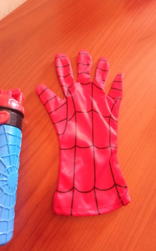 Kit Spiderman Maschera, Guanto e Lancia Ragnatele