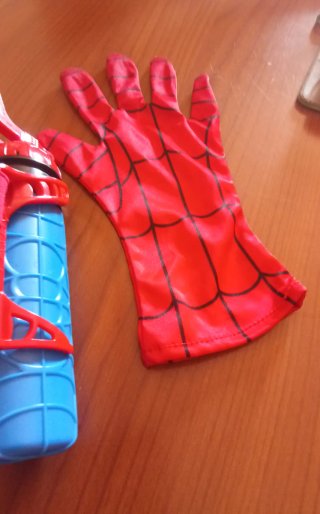 Kit Spiderman Maschera, Guanto e Lancia Ragnatele