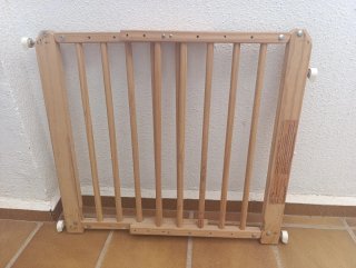 Barandilla madera salvaescaleras