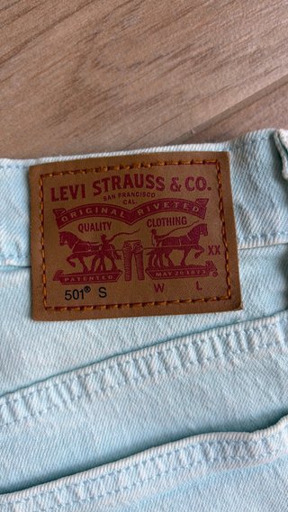 Vaqueros Levi's 501 Mujer Azul Claro