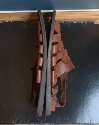 Sandalias piel/cuero estilo gladiador  T44 ( 29cm)