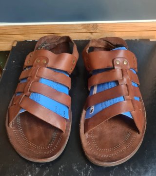 Sandalias piel/cuero estilo gladiador  T44 ( 29cm)