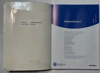 Matemáticas I 1 Bachillerato