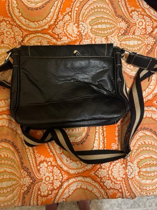 Bolso de piel negro mujer