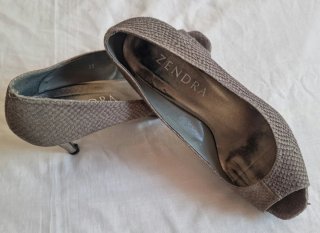 Zapatos Zendra Peep Toe Reptil T39