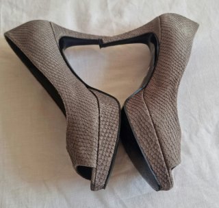 Zapatos Zendra Peep Toe Reptil T39