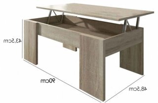 MESA DE CENTRO ELEVABLE