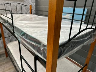 Litera doble cama 90cm - madera y metal