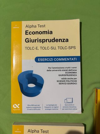 alpha test per TOLC-E, TOLC-SU, TOLC-SPS