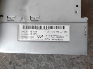 Sistema audio / Radio CD A2118700089 Mercede y_580