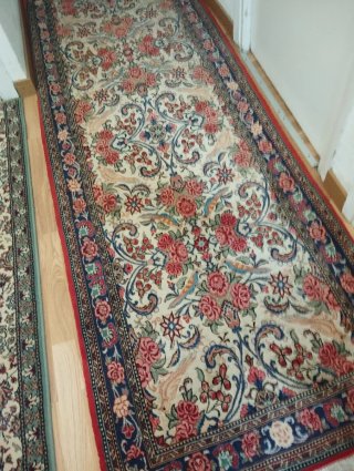 Alfombra Persa Floral Lana Original Veritabil
