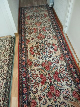 Alfombra Persa Floral Lana Original Veritabil
