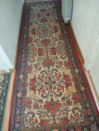 Alfombra Persa Floral Lana Original Veritabil