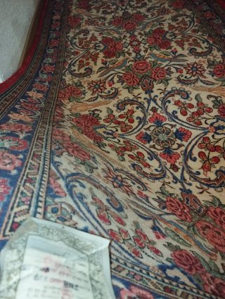 Alfombra Persa Floral Lana Original Veritabil