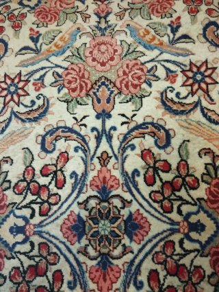 Alfombra Persa Floral Lana Original Veritabil