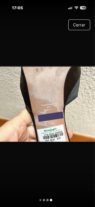 Sandalias raso Gloria Ortiz moradas t.39 una puest