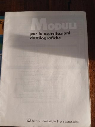 Libro di dattilografia vintage 1993