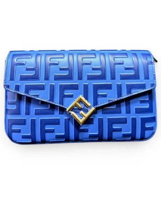 FENDI Borsa Baguette Wallet on Chain in Pelle FF