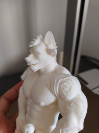 Figura de hombre perro