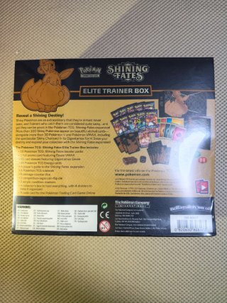ETB Pokémon Shining Fates Inglés Sellada