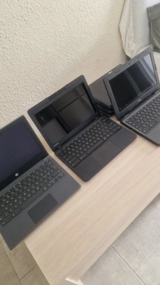 Lote de 10 Chromebook HP, Lenovo e Dell