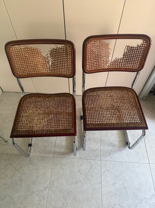 Pareja Sillas Cesca para Reparar