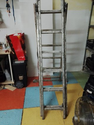 Escalera Tijera Extensible Aluminio