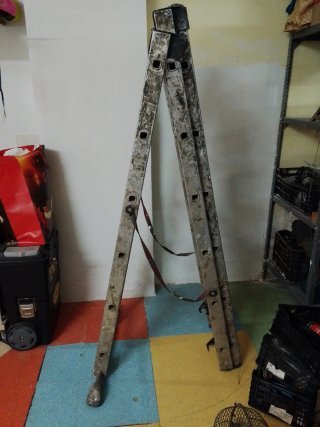 Escalera Tijera Extensible Aluminio