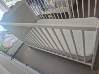 Cuna bebé IKEA 120x60 con colchon