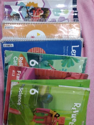 Libros 6 de primaria colegio maría inmaculada